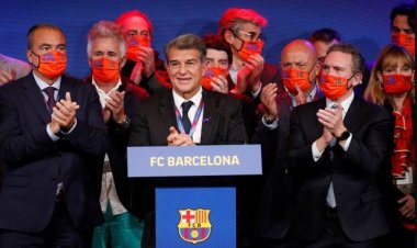 Joan Laporta wiyemeje gusinyisha Messi yatorewe kuyobora FC Barcelona