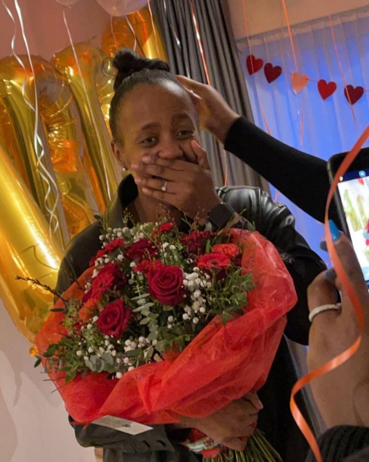 Bizimana Djihad yambitse impeta umukunzi we bitegura kurushinga