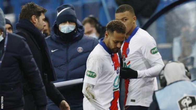 Paris St-Germain have ruled Neymar out of the second leg of their last-16 Champions League tie against Barcelona.
