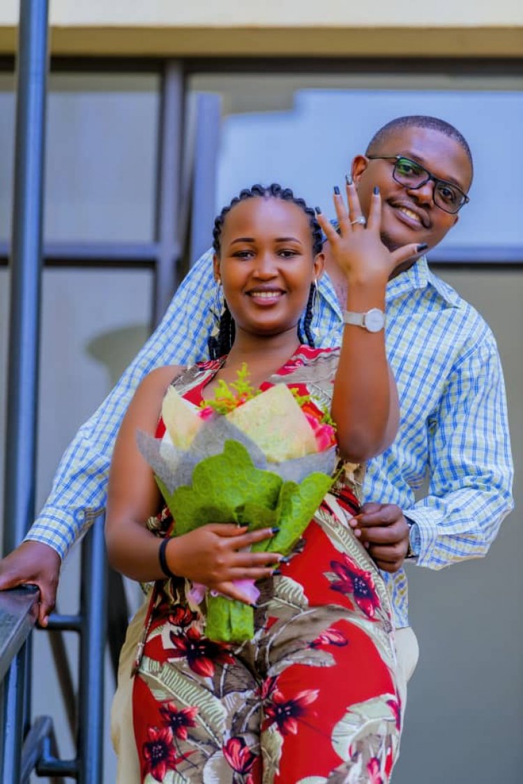 Skizzy wamenyekanye muri KGB yambitse impeta umukunzi we (Amafoto)