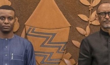 Perezida Paul Kagame yakiriye Abdelkerim Déby Itno murumuna wa Gen Mahamat Idriss Déby uyoboye Tchad mu nzibacyuho y’amezi 18.