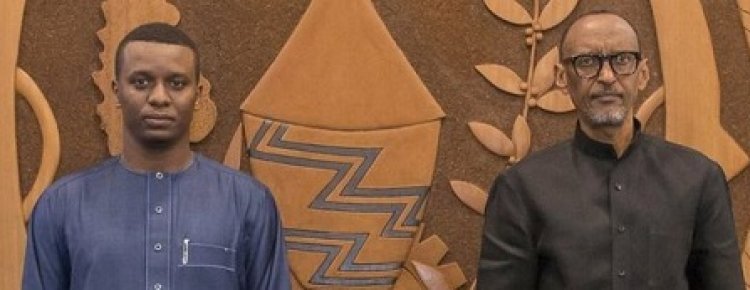 Perezida Paul Kagame yakiriye Abdelkerim Déby Itno murumuna wa Gen Mahamat Idriss Déby uyoboye Tchad mu nzibacyuho y’amezi 18.