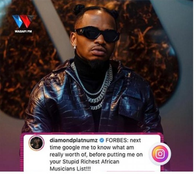 Diamond Platnumz yiyamye ibinyamakuru byibeshya ku mutungo we
