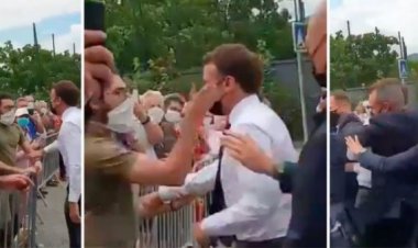 Urukiko rwakatiye umugabo wakubise Perezida Macron urushyi