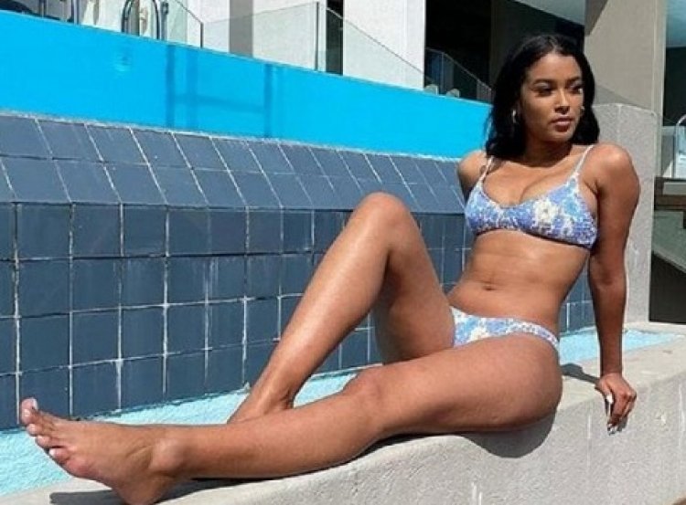 Dore amafoto 10 akwereka uburanga bw'umunyamideri Andrea Abrahams  wahejeje ku katsi imyaka 9 Diamond none ubu rurageretse