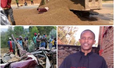 Padiri Buhanga Jean Claude yishwe n'impanuka uwo bari kumwe ararusimbuka