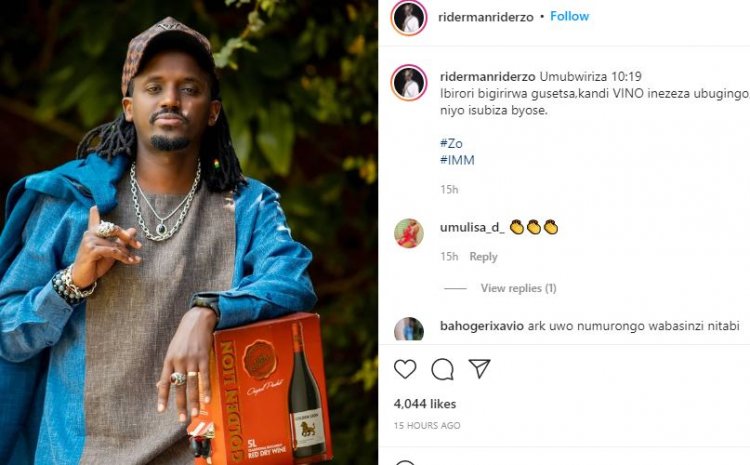 Riderman ari gukoresha imirongo yo muri Bibiliya mu kwamamaza umuvinyo