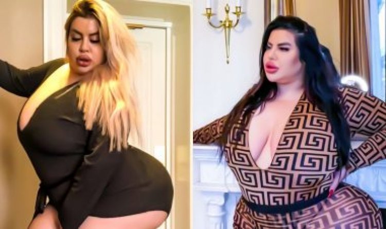 Umukobwa ari mu gahinda kubera ikibuno cye kinini