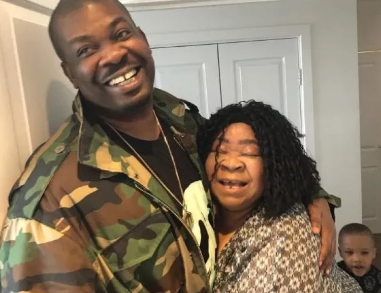 Don Jazzy in his mother 's grief