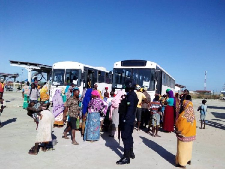 Abashinzwe umutekano b'u Rwanda bafashije abasaga 400 bo muri Cabo Delgado gusubira mu byabo