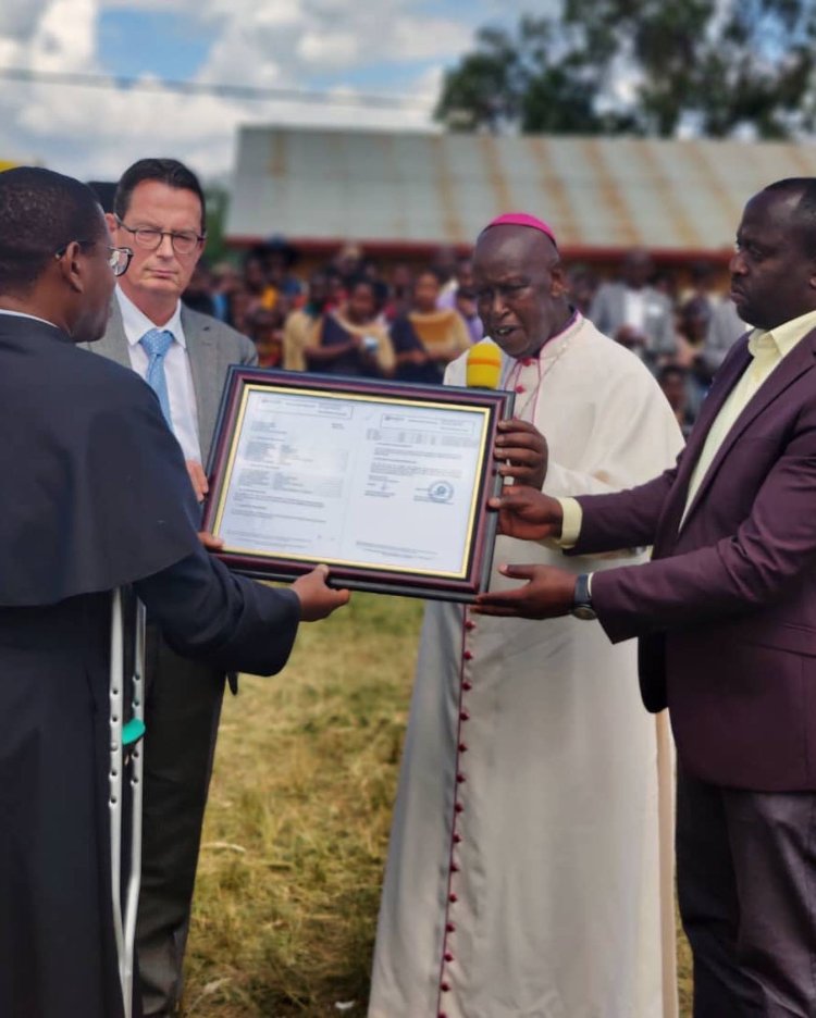 The Belgian partners financed the drinking water purification plant