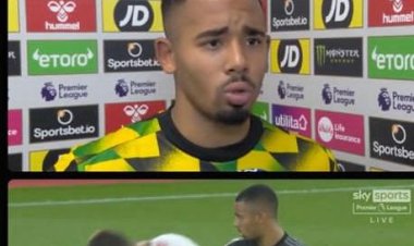 Arsenal: Arteta hari icyo yavuze kuri Gabriel Jesus, ibitego byabanye ubutayu