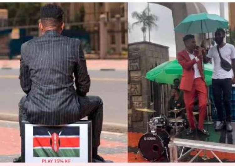 Eric Omondi yashimagijwe n'umudepite ku rugamba yatangije