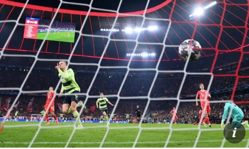 Mu mvura n'urusaku rwari Allianz Allen Man city yahakuye itsinzi yatumwe bagera muri 1/2