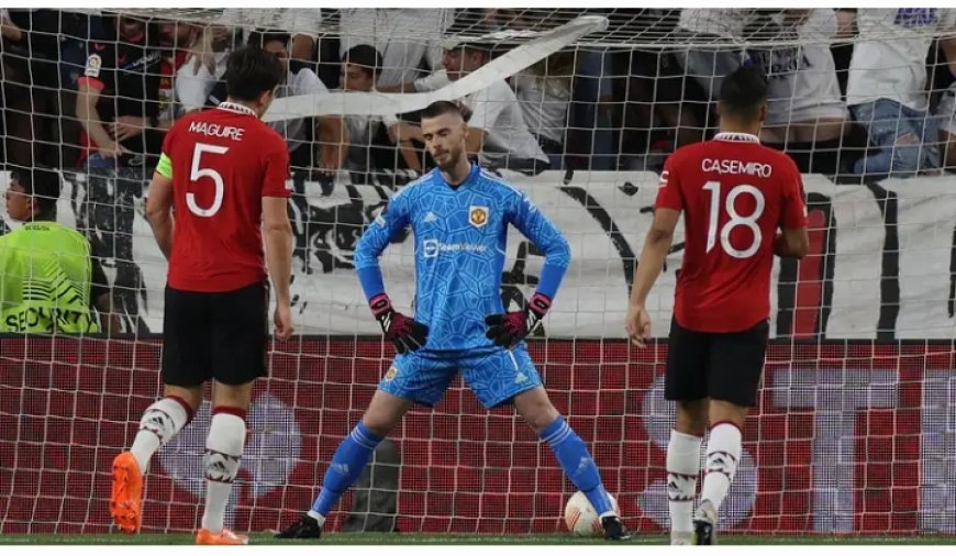 Maguire na De Gea bicariye intebe ishyushye nyuma yo gukura Man utd mu irushanwa