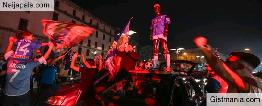 Umwe yapfuye, 200 Bakomerekeye I Napoli,Mugihe cyibirori cyo kwishimira igikombe