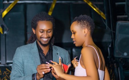 Umunyarwenya Princenshiz yambitse impeta umukobwa bamaranye imyaka 9-AMAFOTO