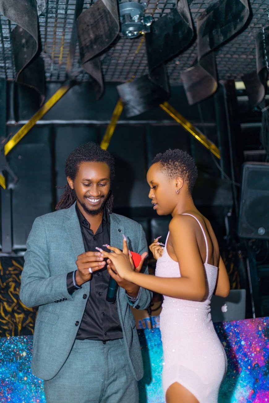 Umunyarwenya Princenshiz yambitse impeta umukobwa bamaranye imyaka 9-AMAFOTO