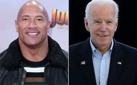 The Rock yateye umugongo Perezida Biden