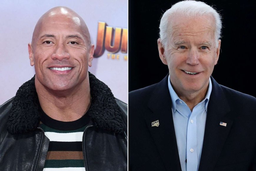 The Rock yateye umugongo Perezida Biden