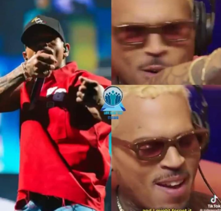 Gukoresha mikoro: Chris Brown yahishuye icyo akora iyo yibagiwe indirimbo ari ku rubyiniro