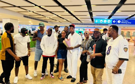 Umuraperi P Fla yamaze kugera i Dubai aho agiye gutaramira (Amafoto)